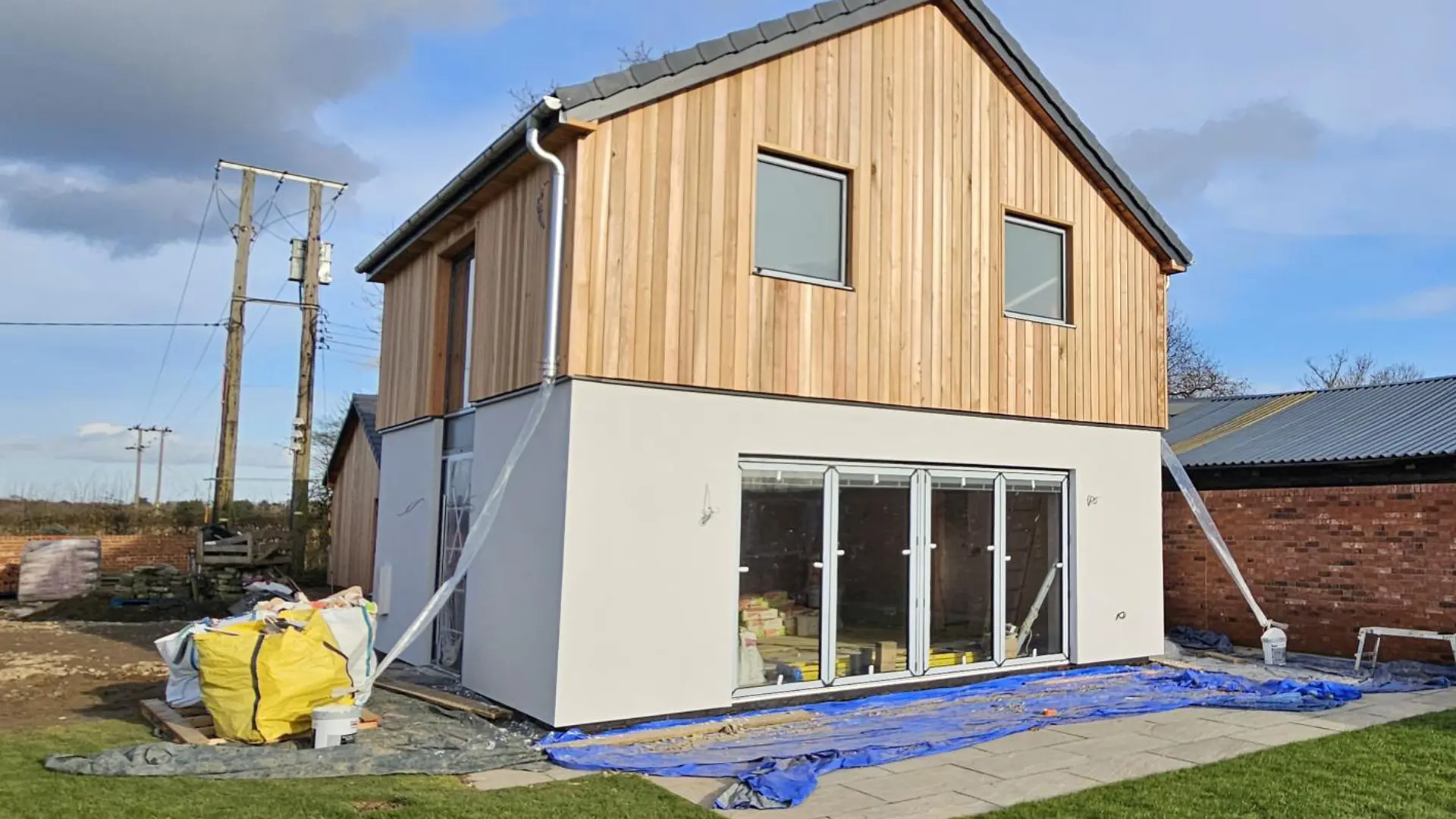 External wall insulation, cladding and silicone render in Ardleigh 1