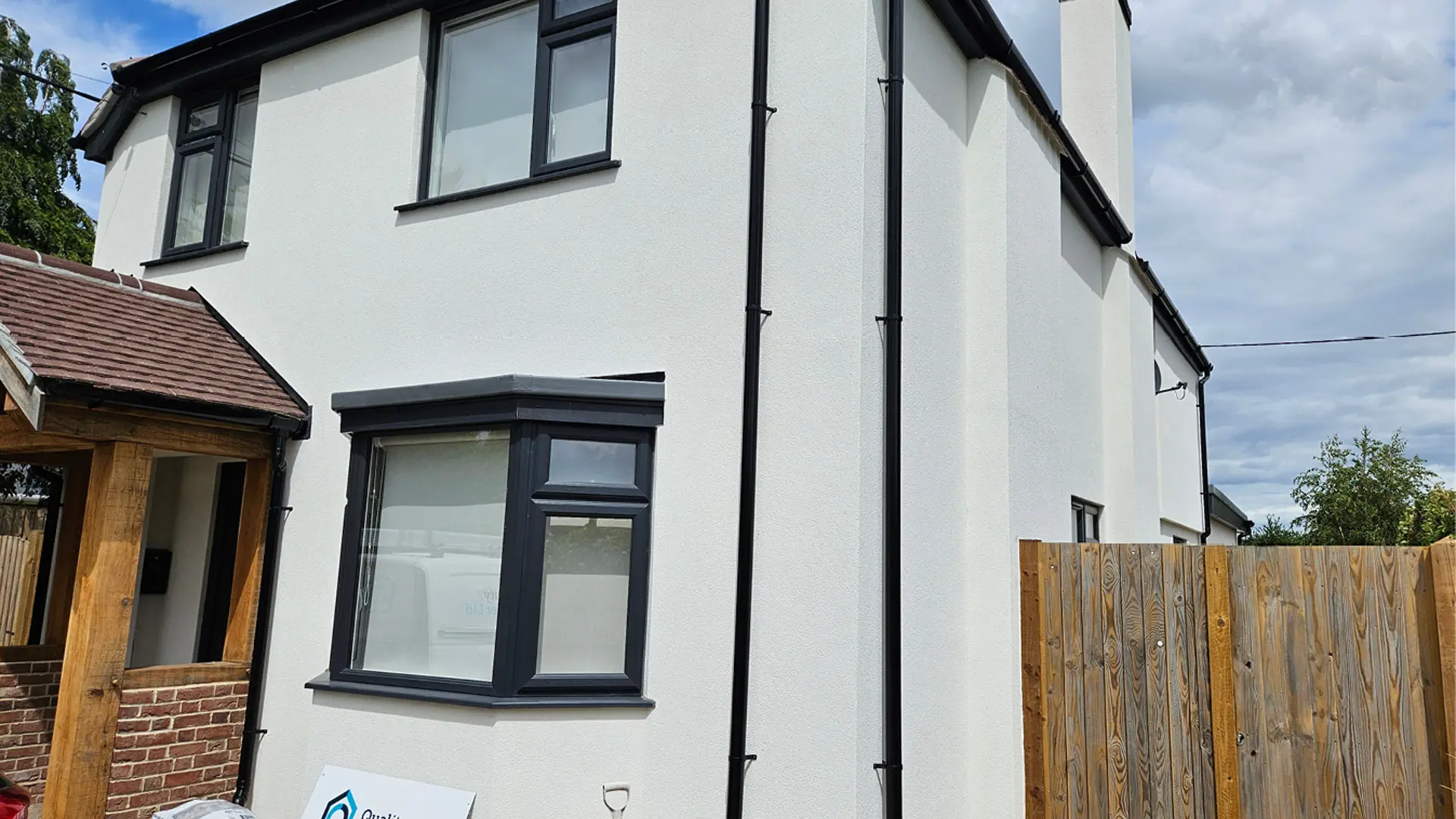 External wall insulation and silicone render in Great Bromley 4