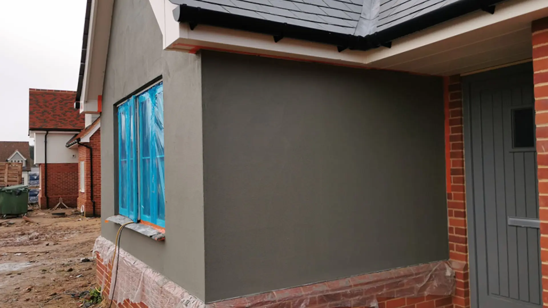 Silicone render in Hadleigh 3